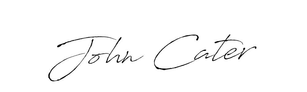 John Cater stylish signature style. Best Handwritten Sign (Antro_Vectra) for my name. Handwritten Signature Collection Ideas for my name John Cater. John Cater signature style 6 images and pictures png