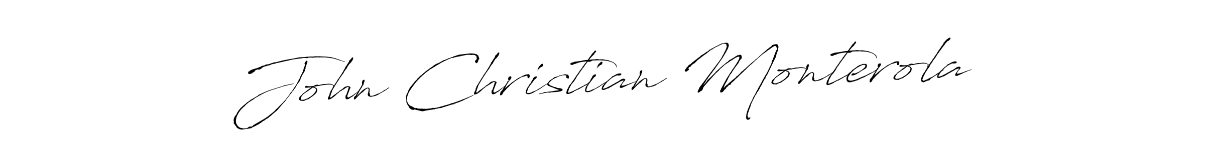 Also You can easily find your signature by using the search form. We will create John Christian Monterola name handwritten signature images for you free of cost using Antro_Vectra sign style. John Christian Monterola signature style 6 images and pictures png