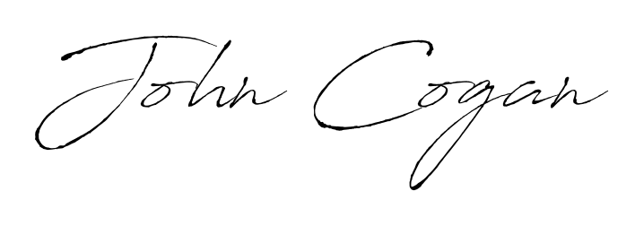 Discover the perfect balance of readability and style for John Cogan with Antro_Vectra font. Create your dream signature today. John Cogan signature style 6 images and pictures png