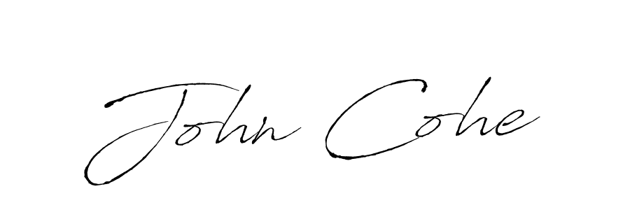 How to make John Cohe signature? Antro_Vectra is a professional autograph style. Create handwritten signature for John Cohe name. John Cohe signature style 6 images and pictures png