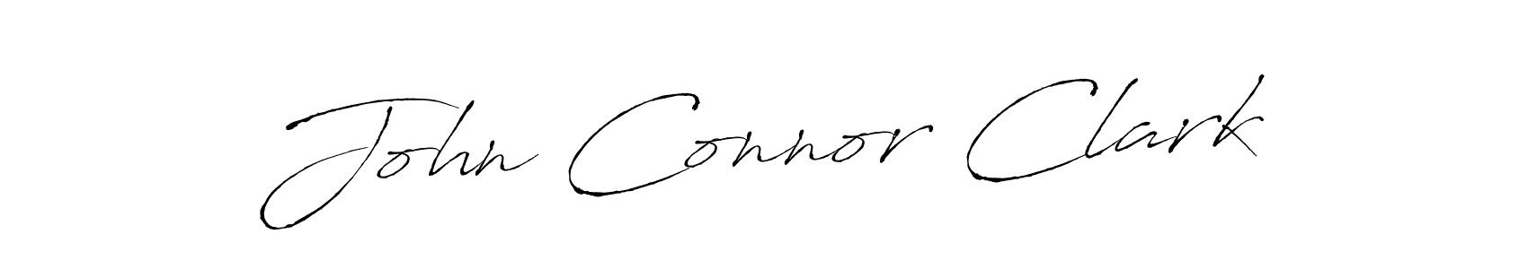 Design your own signature with our free online signature maker. With this signature software, you can create a handwritten (Antro_Vectra) signature for name John Connor Clark. John Connor Clark signature style 6 images and pictures png