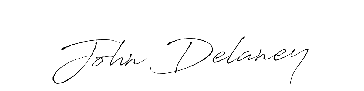 John Delaney stylish signature style. Best Handwritten Sign (Antro_Vectra) for my name. Handwritten Signature Collection Ideas for my name John Delaney. John Delaney signature style 6 images and pictures png