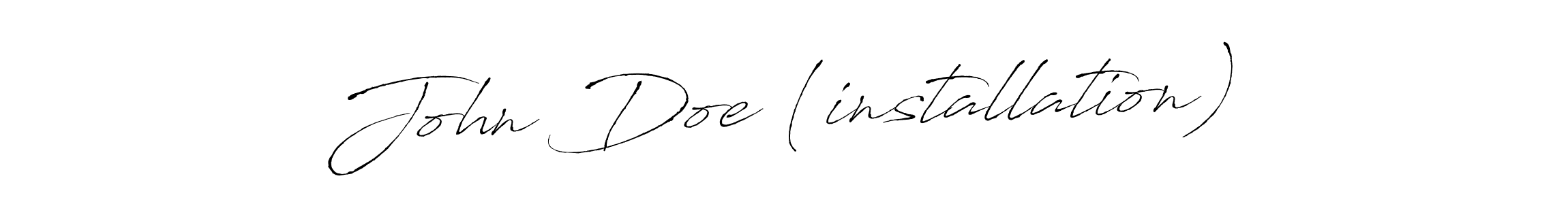 Also we have John Doe (installation) name is the best signature style. Create professional handwritten signature collection using Antro_Vectra autograph style. John Doe (installation) signature style 6 images and pictures png