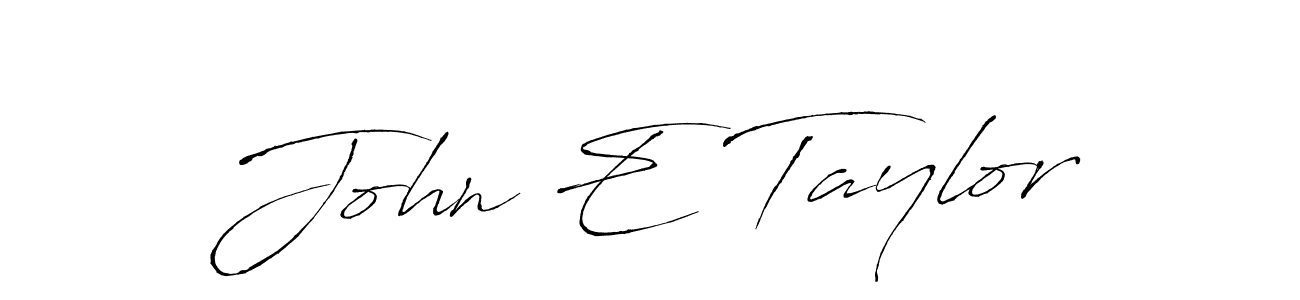 You should practise on your own different ways (Antro_Vectra) to write your name (John E Taylor) in signature. don't let someone else do it for you. John E Taylor signature style 6 images and pictures png