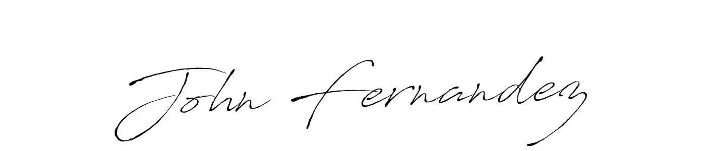 John Fernandez stylish signature style. Best Handwritten Sign (Antro_Vectra) for my name. Handwritten Signature Collection Ideas for my name John Fernandez. John Fernandez signature style 6 images and pictures png