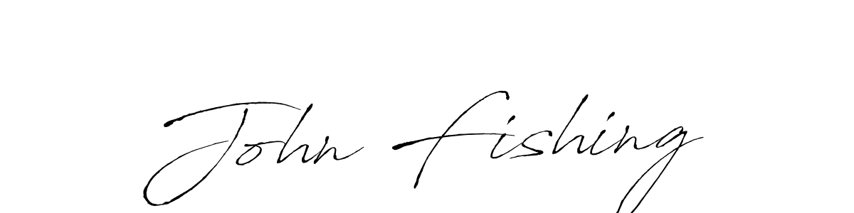 Create a beautiful signature design for name John Fishing. With this signature (Antro_Vectra) fonts, you can make a handwritten signature for free. John Fishing signature style 6 images and pictures png
