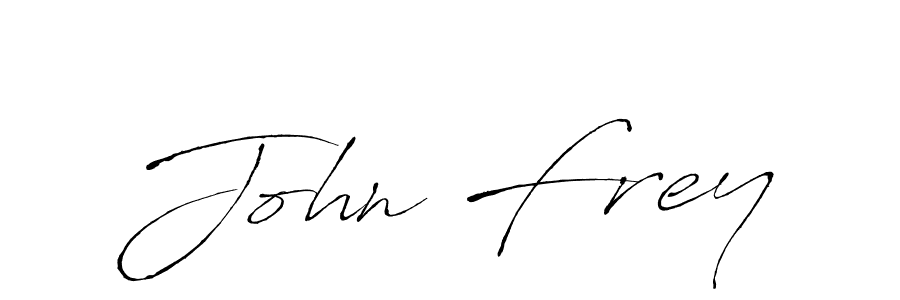 You should practise on your own different ways (Antro_Vectra) to write your name (John Frey) in signature. don't let someone else do it for you. John Frey signature style 6 images and pictures png