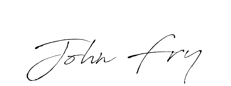 Create a beautiful signature design for name John Fry. With this signature (Antro_Vectra) fonts, you can make a handwritten signature for free. John Fry signature style 6 images and pictures png