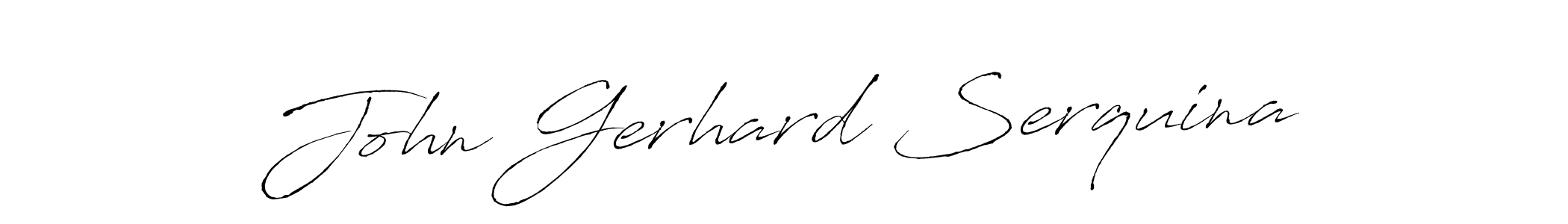 You should practise on your own different ways (Antro_Vectra) to write your name (John Gerhard Serquina) in signature. don't let someone else do it for you. John Gerhard Serquina signature style 6 images and pictures png