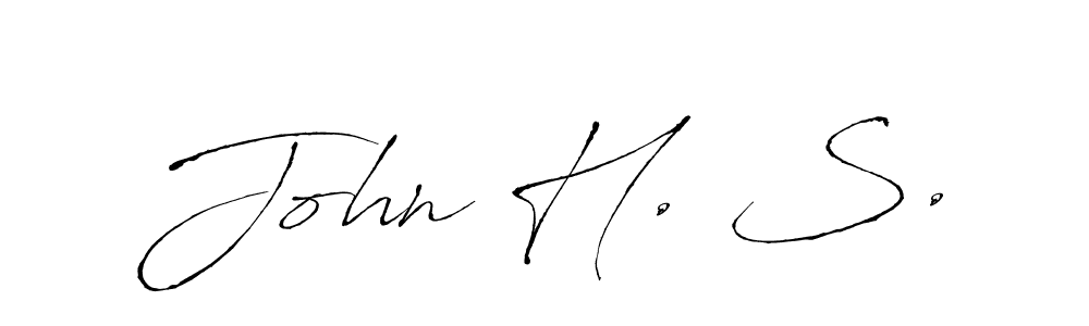 Antro_Vectra is a professional signature style that is perfect for those who want to add a touch of class to their signature. It is also a great choice for those who want to make their signature more unique. Get John H. S. name to fancy signature for free. John H. S. signature style 6 images and pictures png