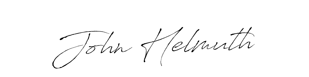 John Helmuth stylish signature style. Best Handwritten Sign (Antro_Vectra) for my name. Handwritten Signature Collection Ideas for my name John Helmuth. John Helmuth signature style 6 images and pictures png