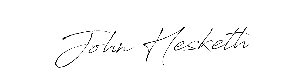 You should practise on your own different ways (Antro_Vectra) to write your name (John Hesketh) in signature. don't let someone else do it for you. John Hesketh signature style 6 images and pictures png