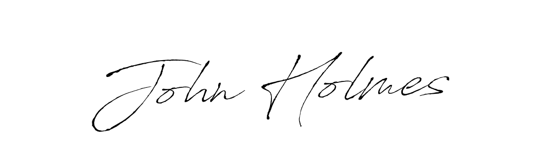 John Holmes stylish signature style. Best Handwritten Sign (Antro_Vectra) for my name. Handwritten Signature Collection Ideas for my name John Holmes. John Holmes signature style 6 images and pictures png
