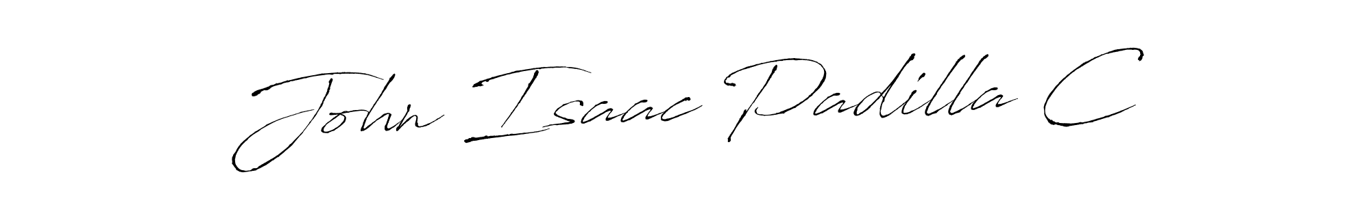 John Isaac Padilla C stylish signature style. Best Handwritten Sign (Antro_Vectra) for my name. Handwritten Signature Collection Ideas for my name John Isaac Padilla C. John Isaac Padilla C signature style 6 images and pictures png