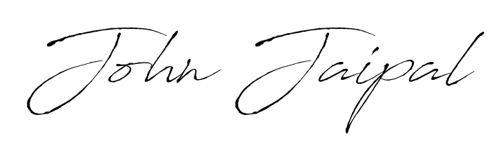 A sleek calligraphic signature for name John Jaipal utilizing Antro_Vectra styling. Great for adding personal signatures to photos and art. John Jaipal signature style 6 images and pictures png