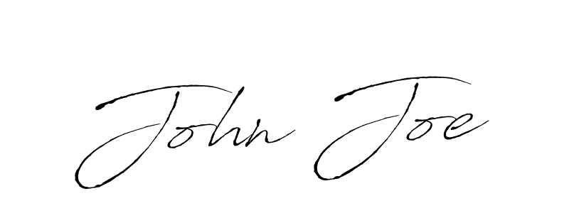 Make a beautiful signature design for name John Joe. With this signature (Antro_Vectra) style, you can create a handwritten signature for free. John Joe signature style 6 images and pictures png