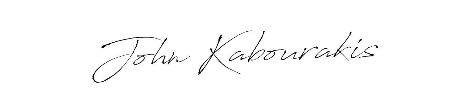 Design your own signature with our free online signature maker. With this signature software, you can create a handwritten (Antro_Vectra) signature for name John Kabourakis. John Kabourakis signature style 6 images and pictures png