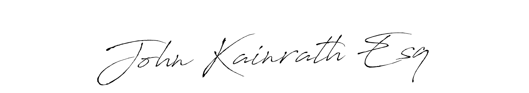 You can use this online signature creator to create a handwritten signature for the name John Kainrath Esq. This is the best online autograph maker. John Kainrath Esq signature style 6 images and pictures png