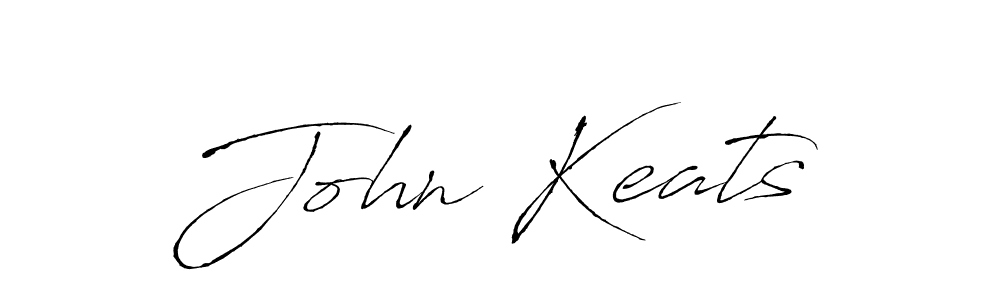 How to make John Keats name signature. Use Antro_Vectra style for creating short signs online. This is the latest handwritten sign. John Keats signature style 6 images and pictures png
