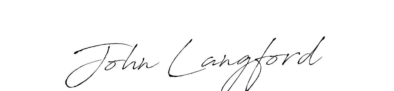 How to make John Langford name signature. Use Antro_Vectra style for creating short signs online. This is the latest handwritten sign. John Langford signature style 6 images and pictures png