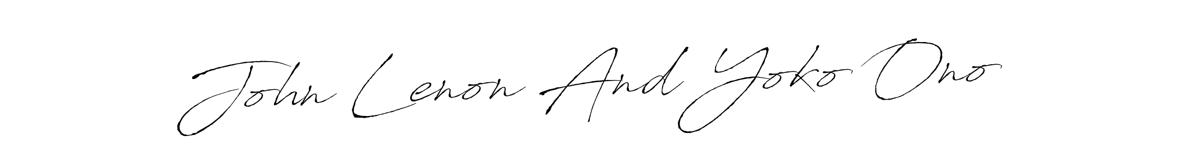 How to Draw John Lenon And Yoko Ono signature style? Antro_Vectra is a latest design signature styles for name John Lenon And Yoko Ono. John Lenon And Yoko Ono signature style 6 images and pictures png