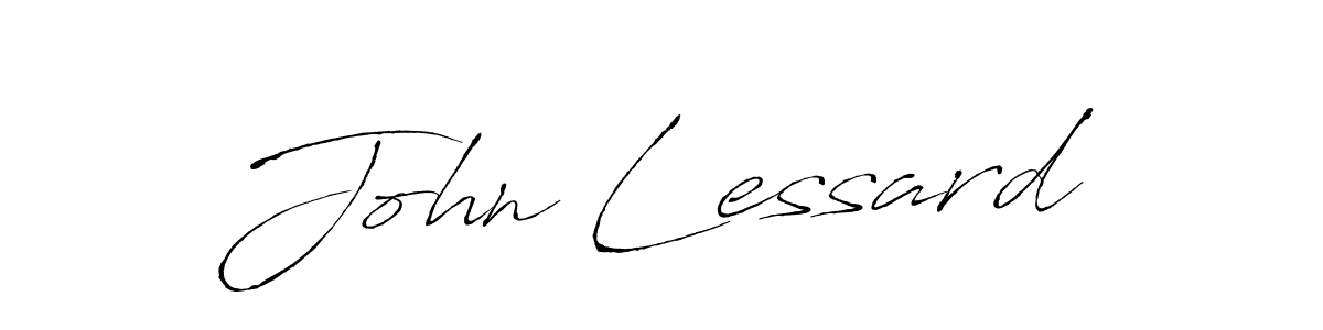 Antro_Vectra is a professional signature style that is perfect for those who want to add a touch of class to their signature. It is also a great choice for those who want to make their signature more unique. Get John Lessard name to fancy signature for free. John Lessard signature style 6 images and pictures png