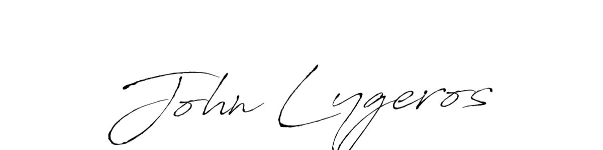 Also You can easily find your signature by using the search form. We will create John Lygeros name handwritten signature images for you free of cost using Antro_Vectra sign style. John Lygeros signature style 6 images and pictures png