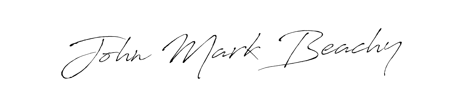 John Mark Beachy stylish signature style. Best Handwritten Sign (Antro_Vectra) for my name. Handwritten Signature Collection Ideas for my name John Mark Beachy. John Mark Beachy signature style 6 images and pictures png