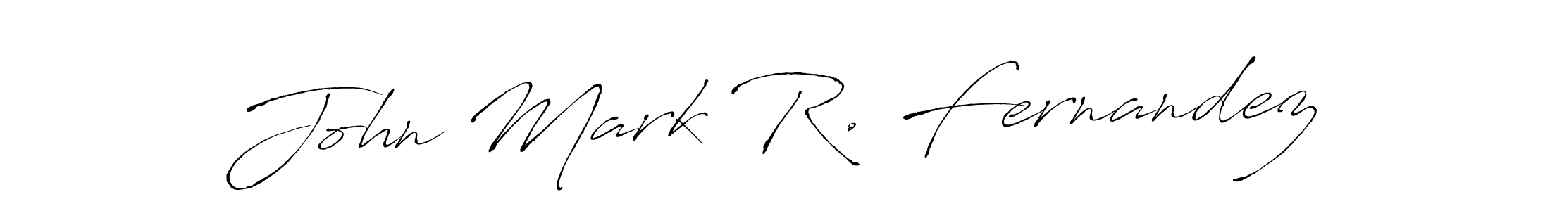 You should practise on your own different ways (Antro_Vectra) to write your name (John Mark R. Fernandez) in signature. don't let someone else do it for you. John Mark R. Fernandez signature style 6 images and pictures png