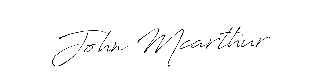 Make a beautiful signature design for name John Mcarthur. With this signature (Antro_Vectra) style, you can create a handwritten signature for free. John Mcarthur signature style 6 images and pictures png