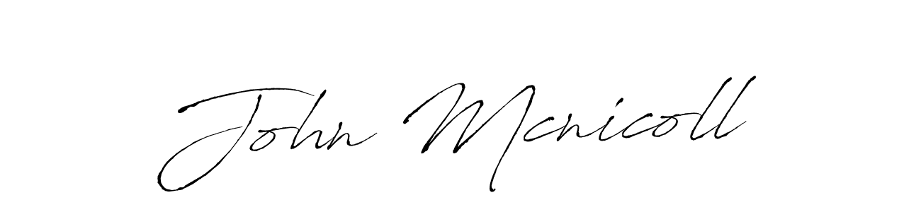 Design your own signature with our free online signature maker. With this signature software, you can create a handwritten (Antro_Vectra) signature for name John Mcnicoll. John Mcnicoll signature style 6 images and pictures png