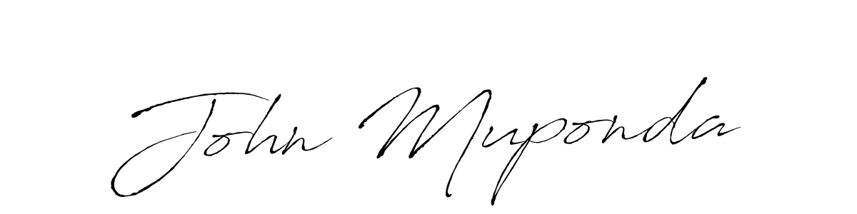 Make a beautiful signature design for name John Muponda. With this signature (Antro_Vectra) style, you can create a handwritten signature for free. John Muponda signature style 6 images and pictures png