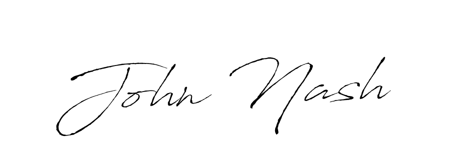 Make a beautiful signature design for name John Nash. With this signature (Antro_Vectra) style, you can create a handwritten signature for free. John Nash signature style 6 images and pictures png