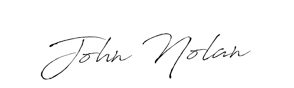 Create a beautiful signature design for name John Nolan. With this signature (Antro_Vectra) fonts, you can make a handwritten signature for free. John Nolan signature style 6 images and pictures png