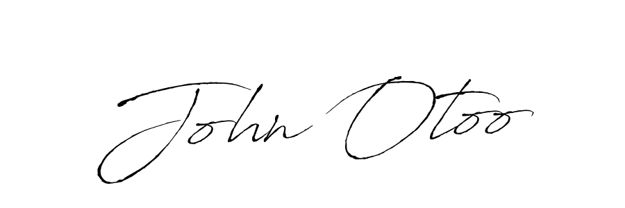 if you are searching for the best signature style for your name John Otoo. so please give up your signature search. here we have designed multiple signature styles  using Antro_Vectra. John Otoo signature style 6 images and pictures png