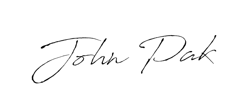 Also we have John Pak name is the best signature style. Create professional handwritten signature collection using Antro_Vectra autograph style. John Pak signature style 6 images and pictures png