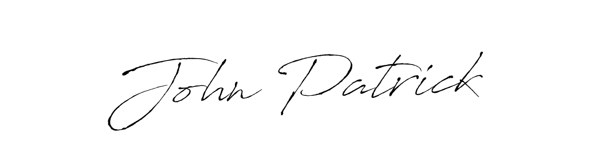 How to Draw John Patrick signature style? Antro_Vectra is a latest design signature styles for name John Patrick. John Patrick signature style 6 images and pictures png