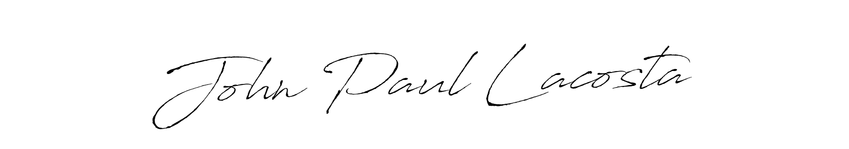 Also You can easily find your signature by using the search form. We will create John Paul Lacosta name handwritten signature images for you free of cost using Antro_Vectra sign style. John Paul Lacosta signature style 6 images and pictures png