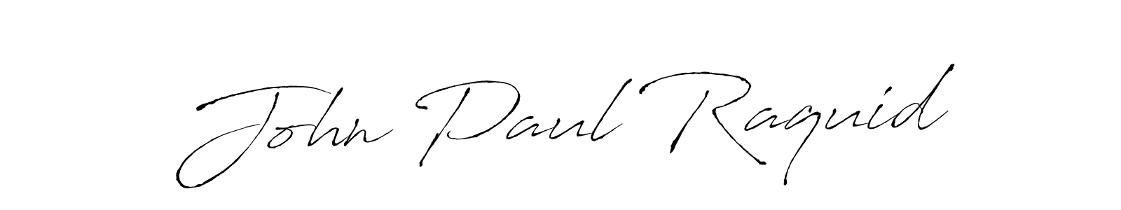 Make a short John Paul Raquid signature style. Manage your documents anywhere anytime using Antro_Vectra. Create and add eSignatures, submit forms, share and send files easily. John Paul Raquid signature style 6 images and pictures png