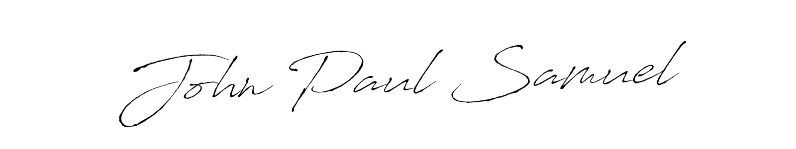 John Paul Samuel stylish signature style. Best Handwritten Sign (Antro_Vectra) for my name. Handwritten Signature Collection Ideas for my name John Paul Samuel. John Paul Samuel signature style 6 images and pictures png
