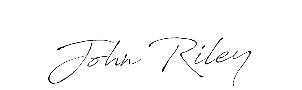 Design your own signature with our free online signature maker. With this signature software, you can create a handwritten (Antro_Vectra) signature for name John Riley. John Riley signature style 6 images and pictures png