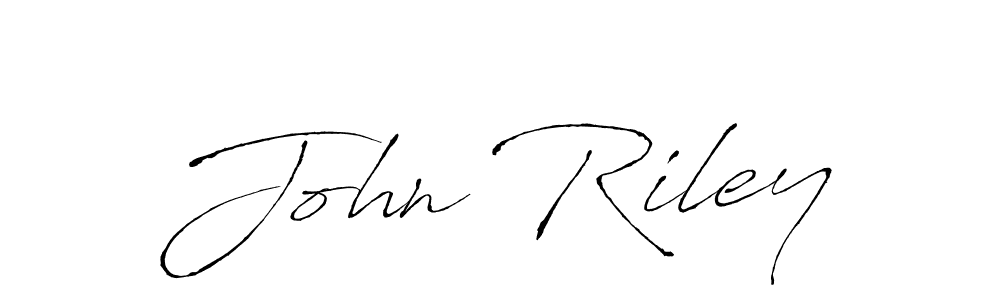 Design your own signature with our free online signature maker. With this signature software, you can create a handwritten (Antro_Vectra) signature for name John Riley. John Riley signature style 6 images and pictures png