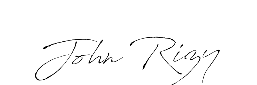 Use a signature maker to create a handwritten signature online. With this signature software, you can design (Antro_Vectra) your own signature for name John Rizy. John Rizy signature style 6 images and pictures png
