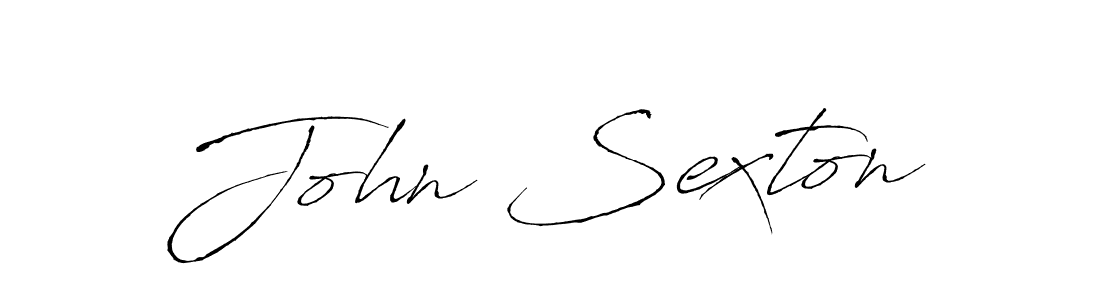 How to make John Sexton name signature. Use Antro_Vectra style for creating short signs online. This is the latest handwritten sign. John Sexton signature style 6 images and pictures png