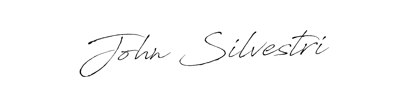 You should practise on your own different ways (Antro_Vectra) to write your name (John Silvestri) in signature. don't let someone else do it for you. John Silvestri signature style 6 images and pictures png