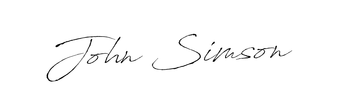 The best way (Antro_Vectra) to make a short signature is to pick only two or three words in your name. The name John Simson include a total of six letters. For converting this name. John Simson signature style 6 images and pictures png