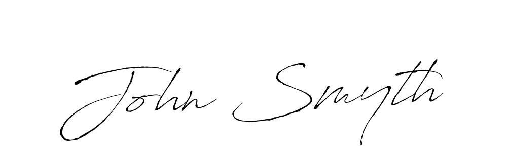 John Smyth stylish signature style. Best Handwritten Sign (Antro_Vectra) for my name. Handwritten Signature Collection Ideas for my name John Smyth. John Smyth signature style 6 images and pictures png