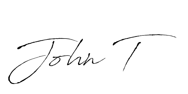 How to make John T name signature. Use Antro_Vectra style for creating short signs online. This is the latest handwritten sign. John T signature style 6 images and pictures png