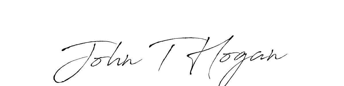 Use a signature maker to create a handwritten signature online. With this signature software, you can design (Antro_Vectra) your own signature for name John T Hogan. John T Hogan signature style 6 images and pictures png