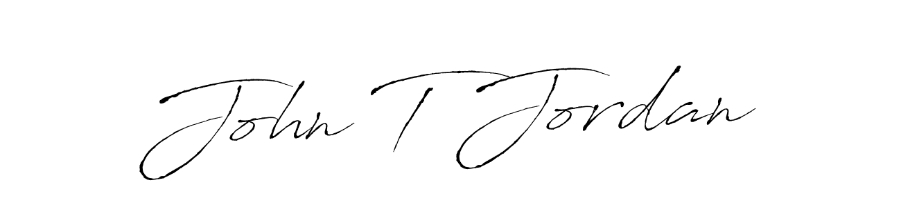 Make a beautiful signature design for name John T Jordan. With this signature (Antro_Vectra) style, you can create a handwritten signature for free. John T Jordan signature style 6 images and pictures png